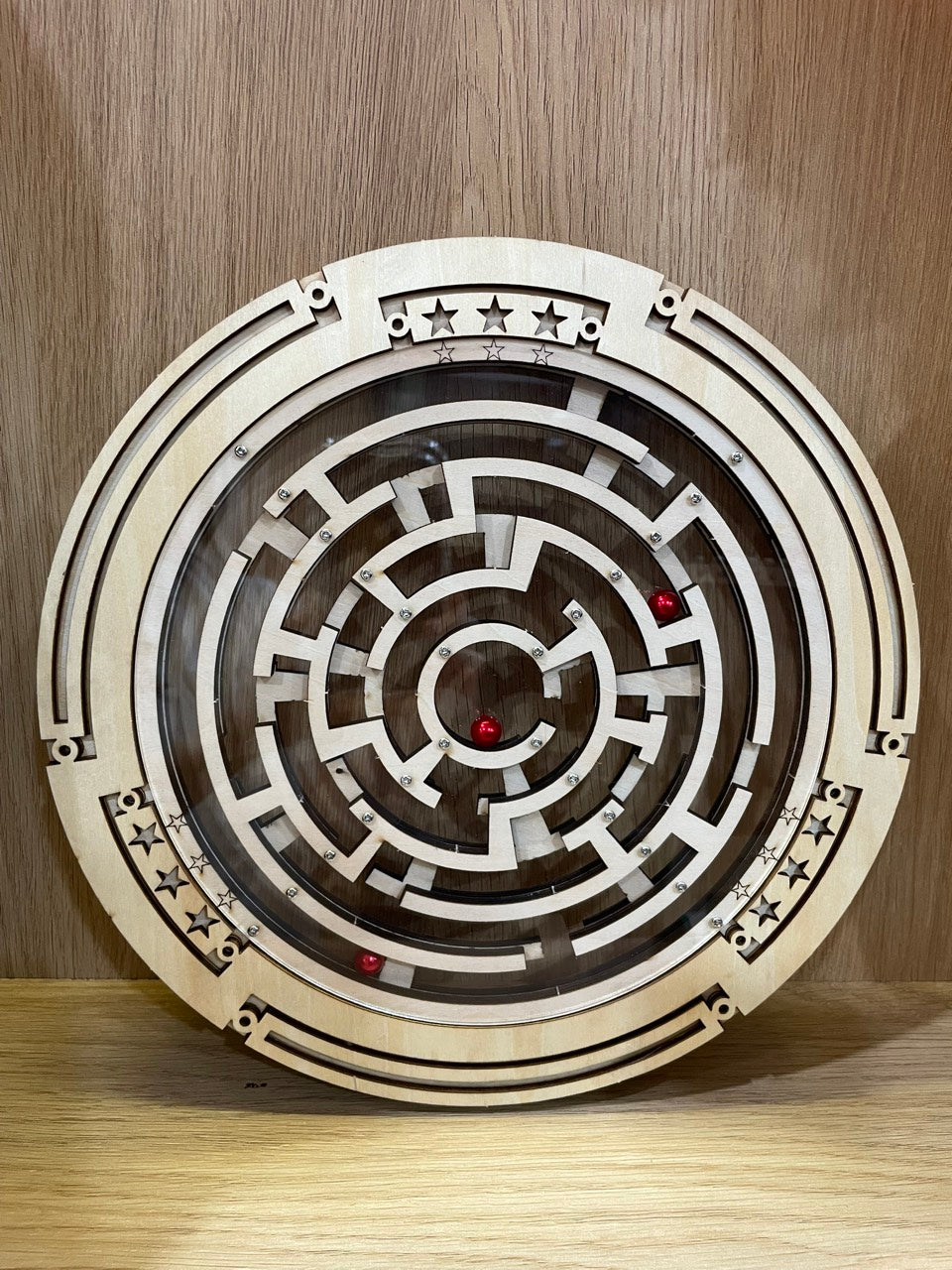 HP Maze Game - Round Wooden Maze for Kids and Adults, Perfect for Parties and Fun Gatherings, Board Game