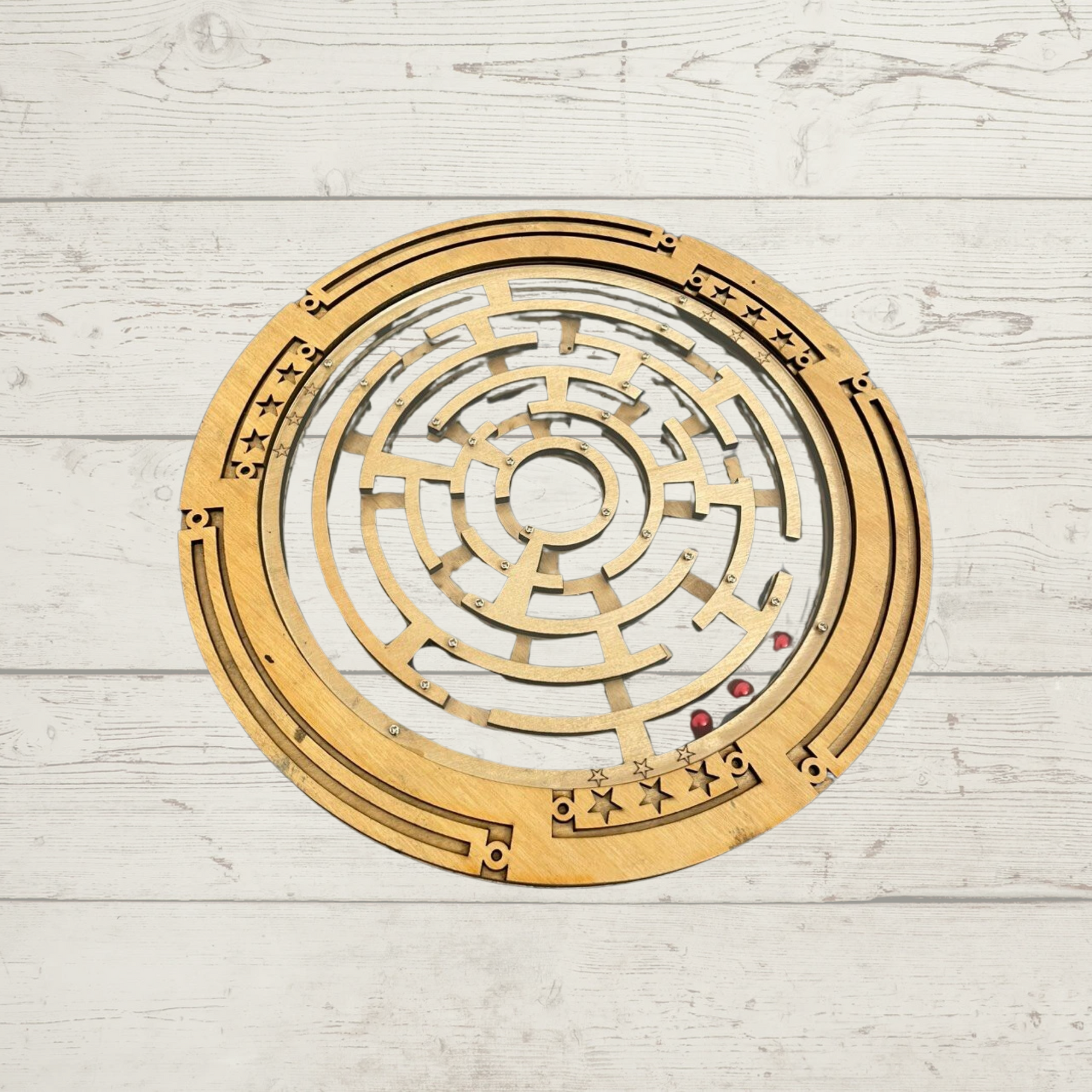 HP Maze Game - Round Wooden Maze for Kids and Adults, Perfect for Parties and Fun Gatherings, Board Game